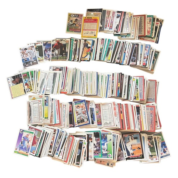 Large Lot Of Random Mixed Branded Baseball Cards‎ Vintage MLB